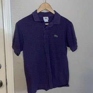Men’s Lacoste purple polo